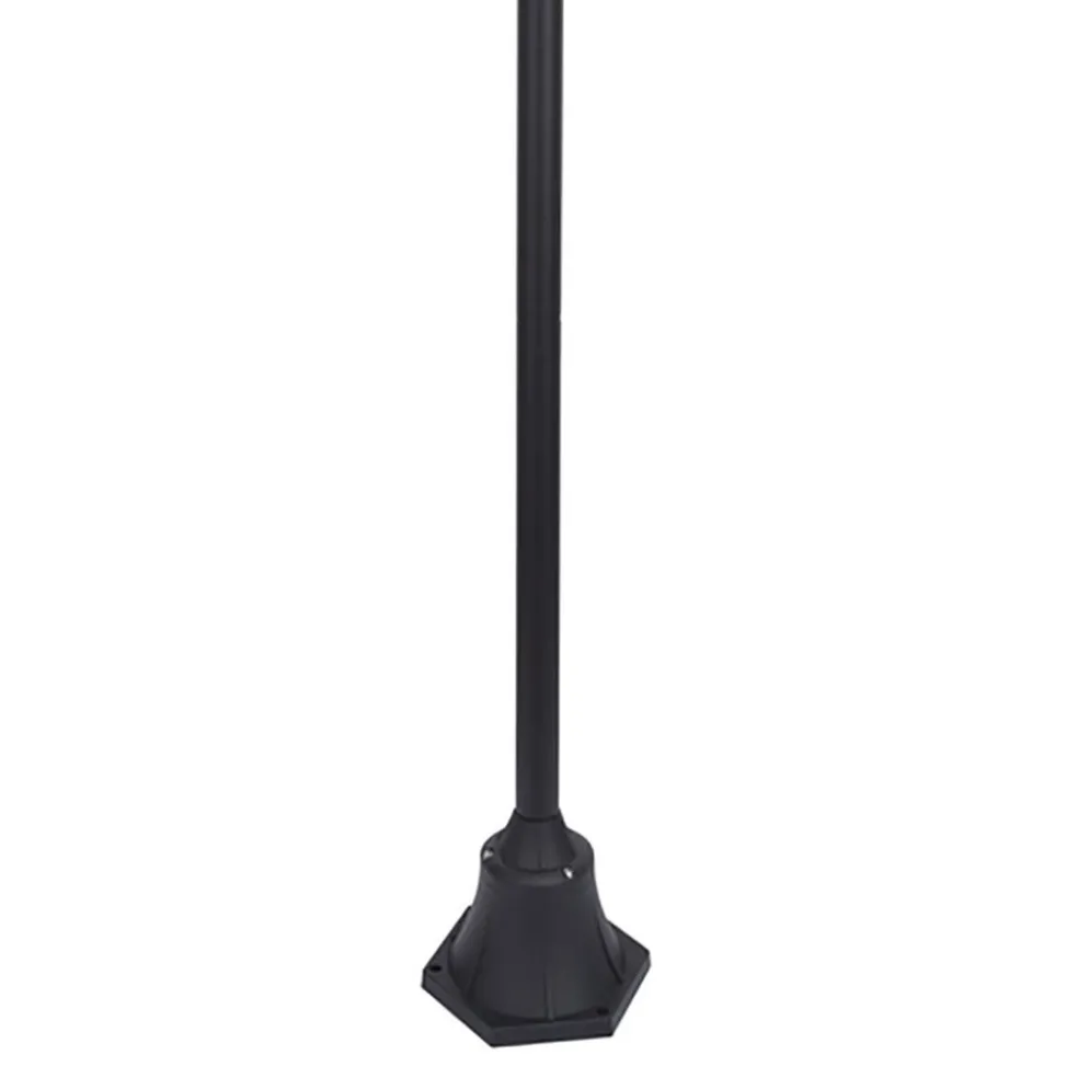 Hot Straluma Buitenlamp lantaarn 3-lichts mat zwart met helder glas