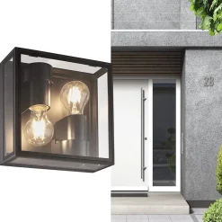 Discount Straluma Buitenlamp lantaarn vierkant antraciet IP65