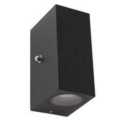 Store Straluma Buitenlamp Logan zwart+schemersensor IP44