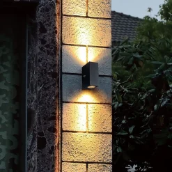 Store Straluma Buitenlamp Logan zwart+schemersensor IP44