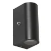 Clearance Straluma Buitenlamp Logan zwart+schemersensor IP44