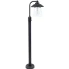 Clearance Straluma Buitenlamp op paal zwart/roest met helder glas