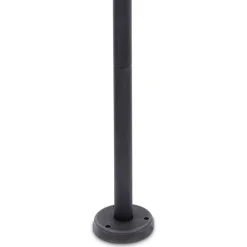 Clearance Straluma Buitenlamp op paal zwart/roest met helder glas