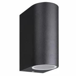 Clearance Straluma Buitenlamp up+down zwart afgerond IP54