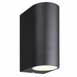 Clearance Straluma Buitenlamp up+down zwart afgerond IP54