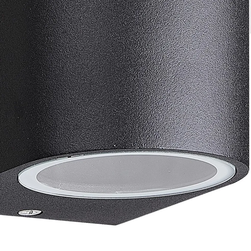 Clearance Straluma Buitenlamp up+down zwart afgerond IP54