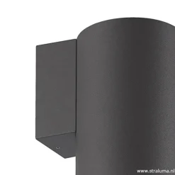 Fashion Straluma Buitenlamp Volcano wand grafiet IP65
