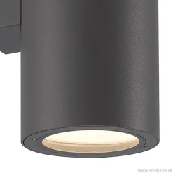 Clearance Straluma Buitenlamp Vulcano wand grafiet IP65