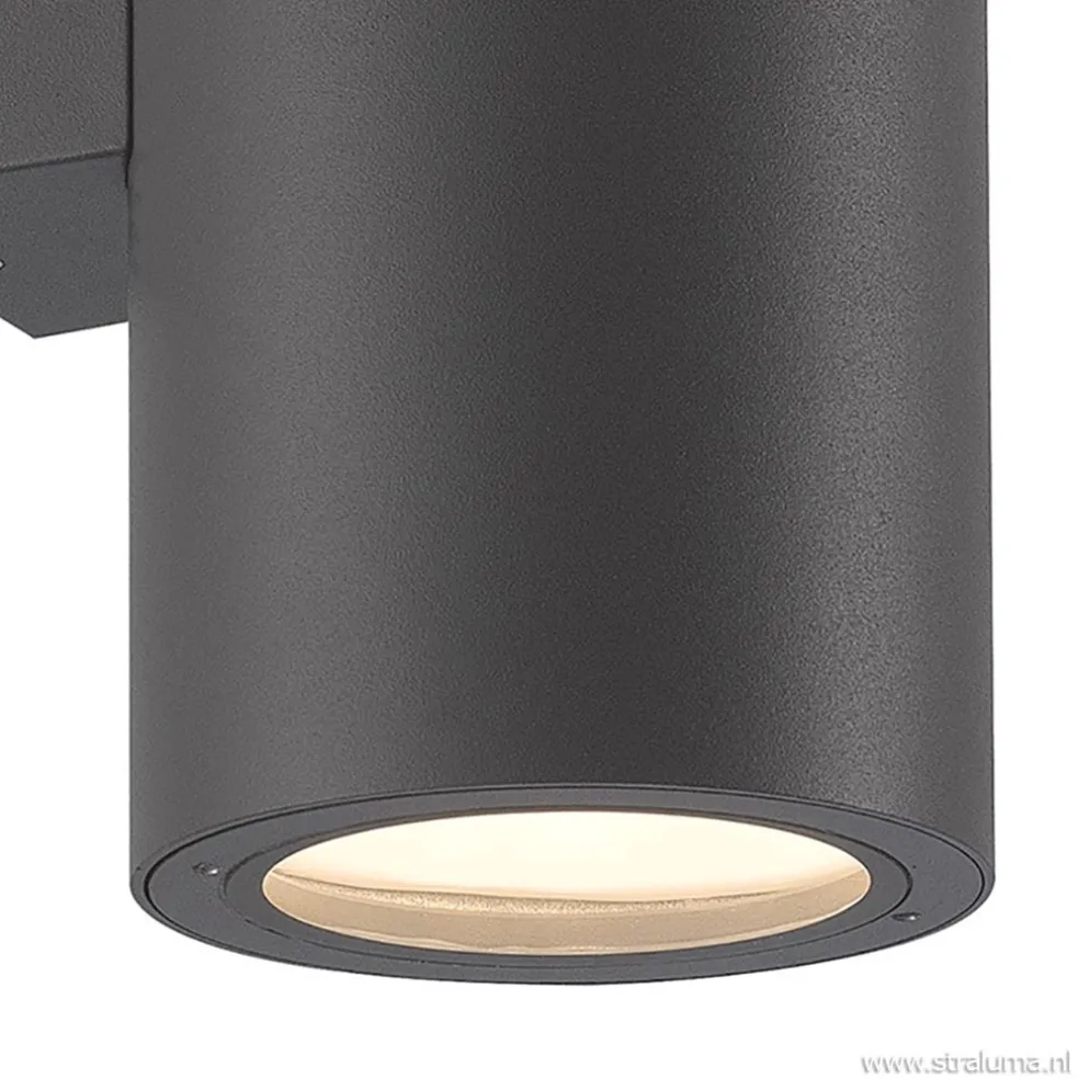 Clearance Straluma Buitenlamp Vulcano wand grafiet IP65
