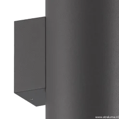 Clearance Straluma Buitenlamp Vulcano wand grafiet IP65