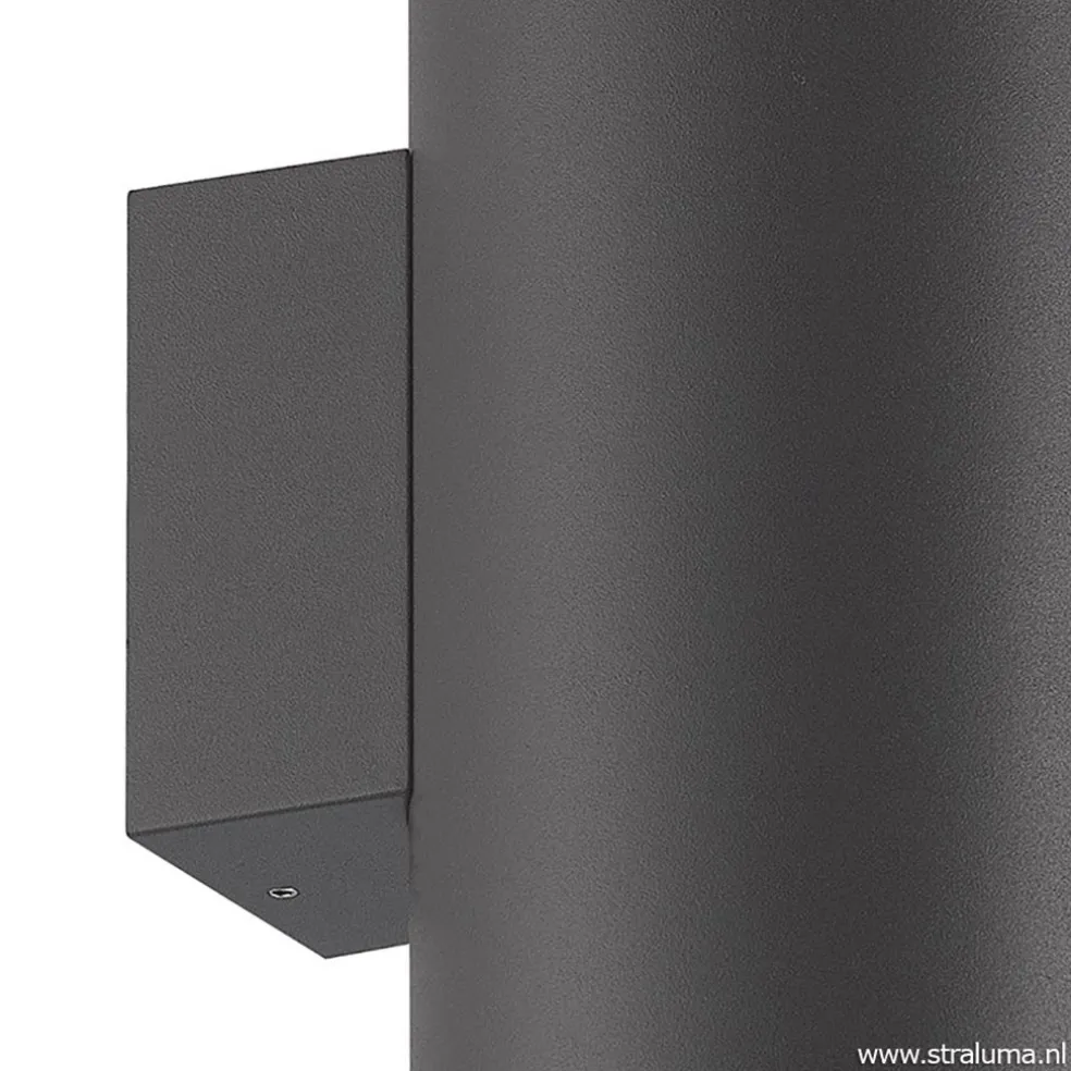 Clearance Straluma Buitenlamp Vulcano wand grafiet IP65