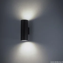 Clearance Straluma Buitenlamp Vulcano wand grafiet IP65