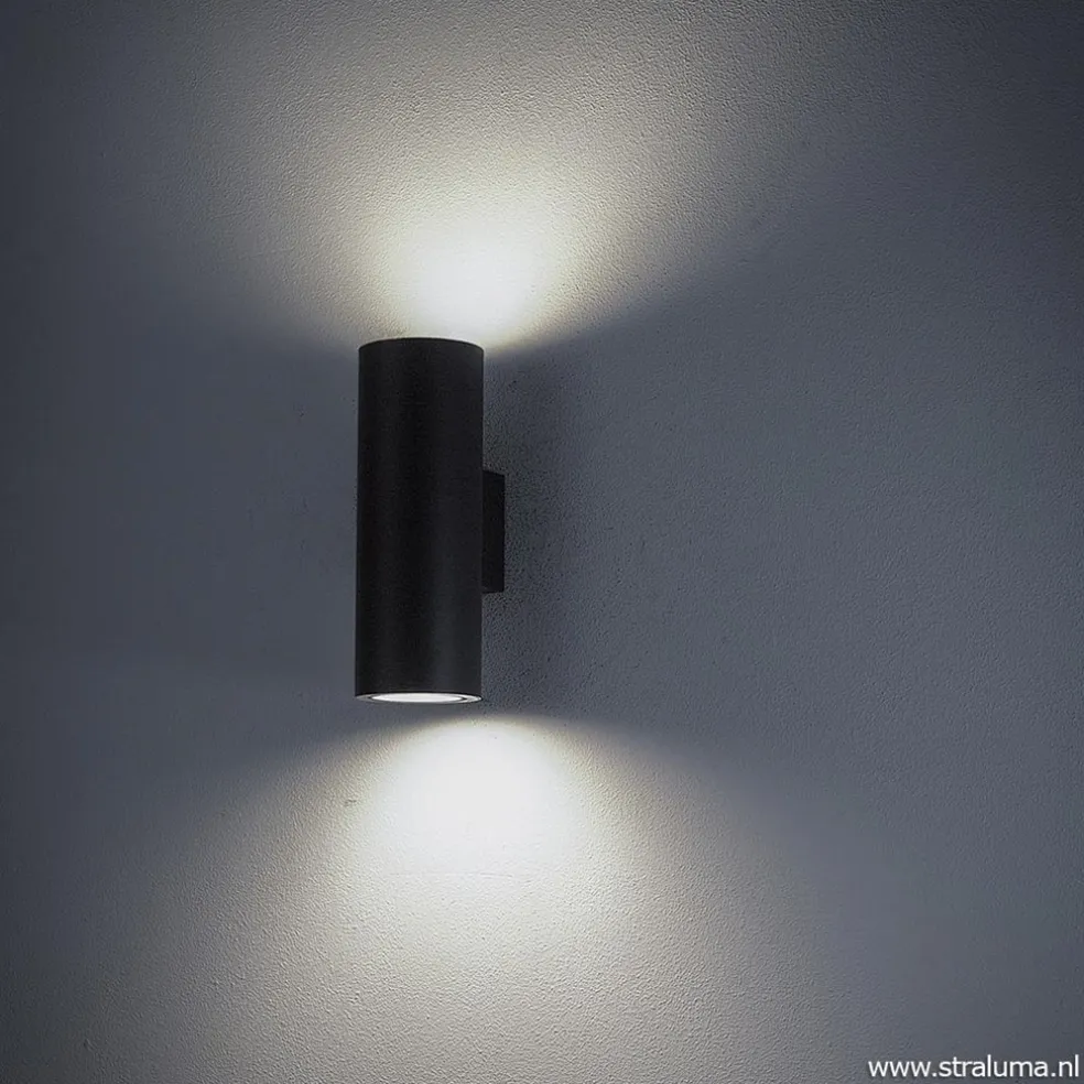 Clearance Straluma Buitenlamp Vulcano wand grafiet IP65