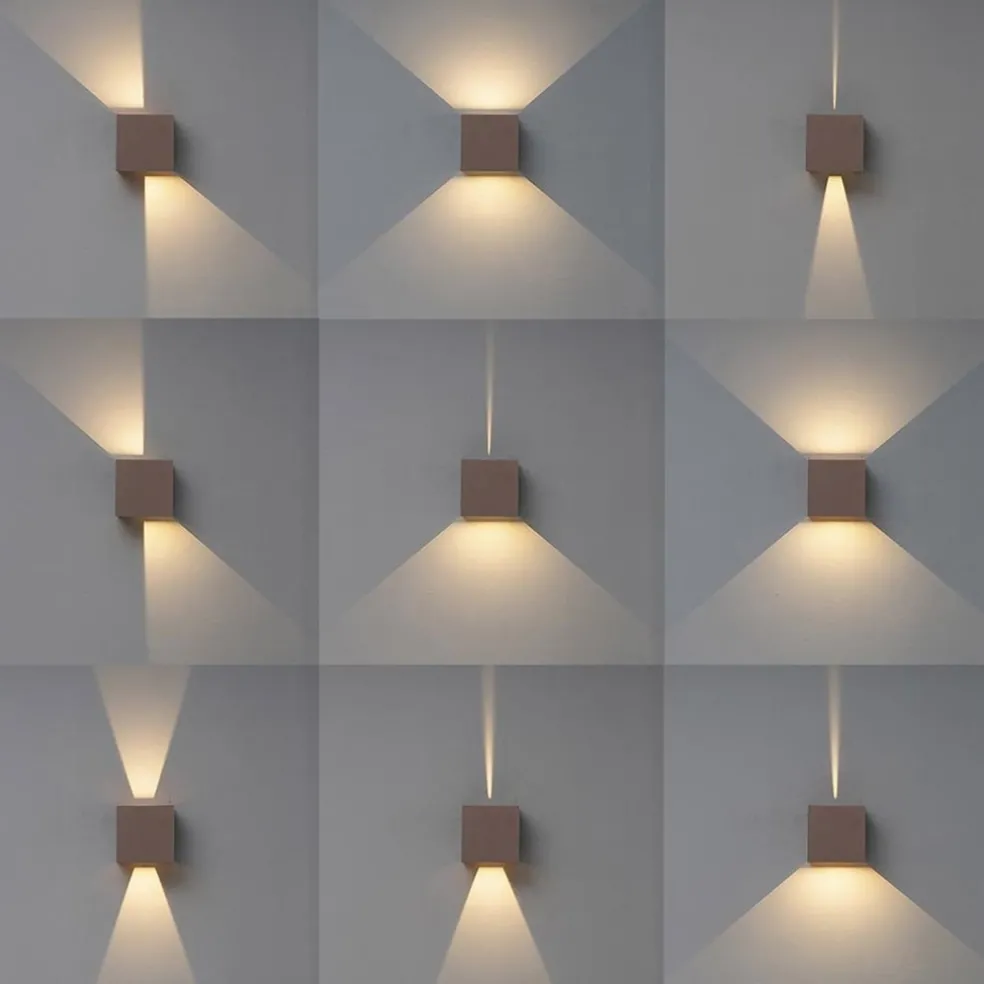 Store Straluma Buitenlamp wand bruin up+down IP54