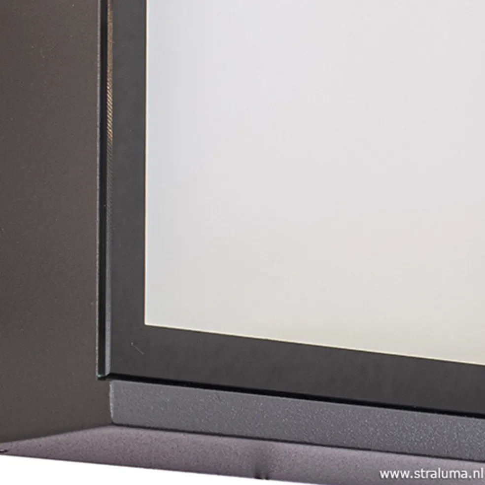 Flash Sale Straluma Buitenlamp wand rechthoek antraciet IP54