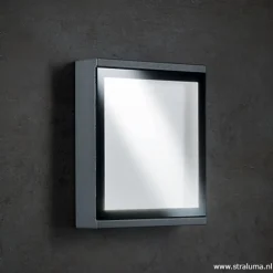 Flash Sale Straluma Buitenlamp wand rechthoek antraciet IP54