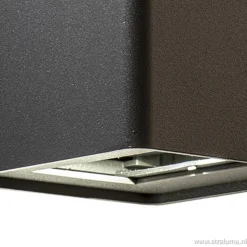 Discount Straluma Buitenlamp wand up+down antraciet IP54