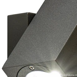New Straluma Buitenlamp wand verstelb.antraciet IP54
