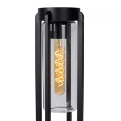 Cheap Straluma Buitenlamp zwart metaal met glazen kap IP44