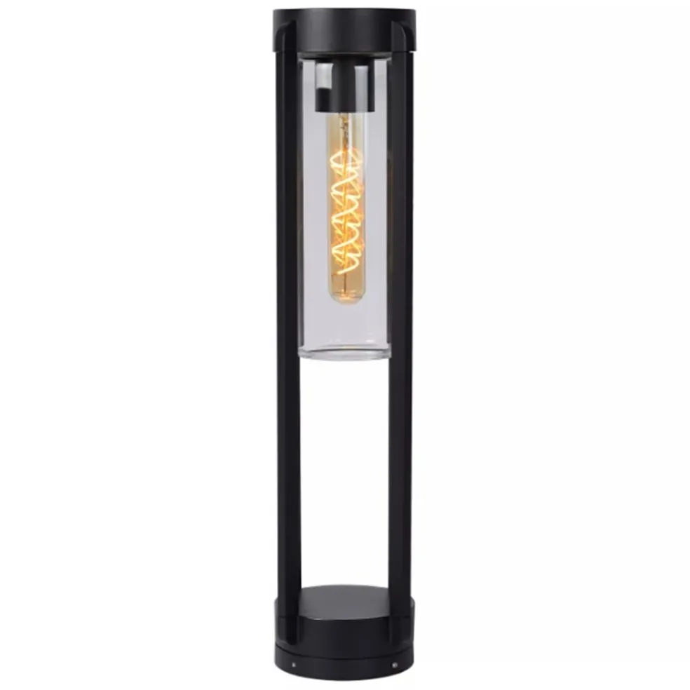 Cheap Straluma Buitenlamp zwart metaal met glazen kap IP44