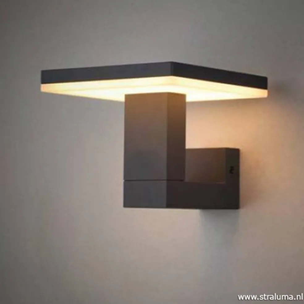 Clearance Straluma Buitenlamp-wandlamp antraciet square