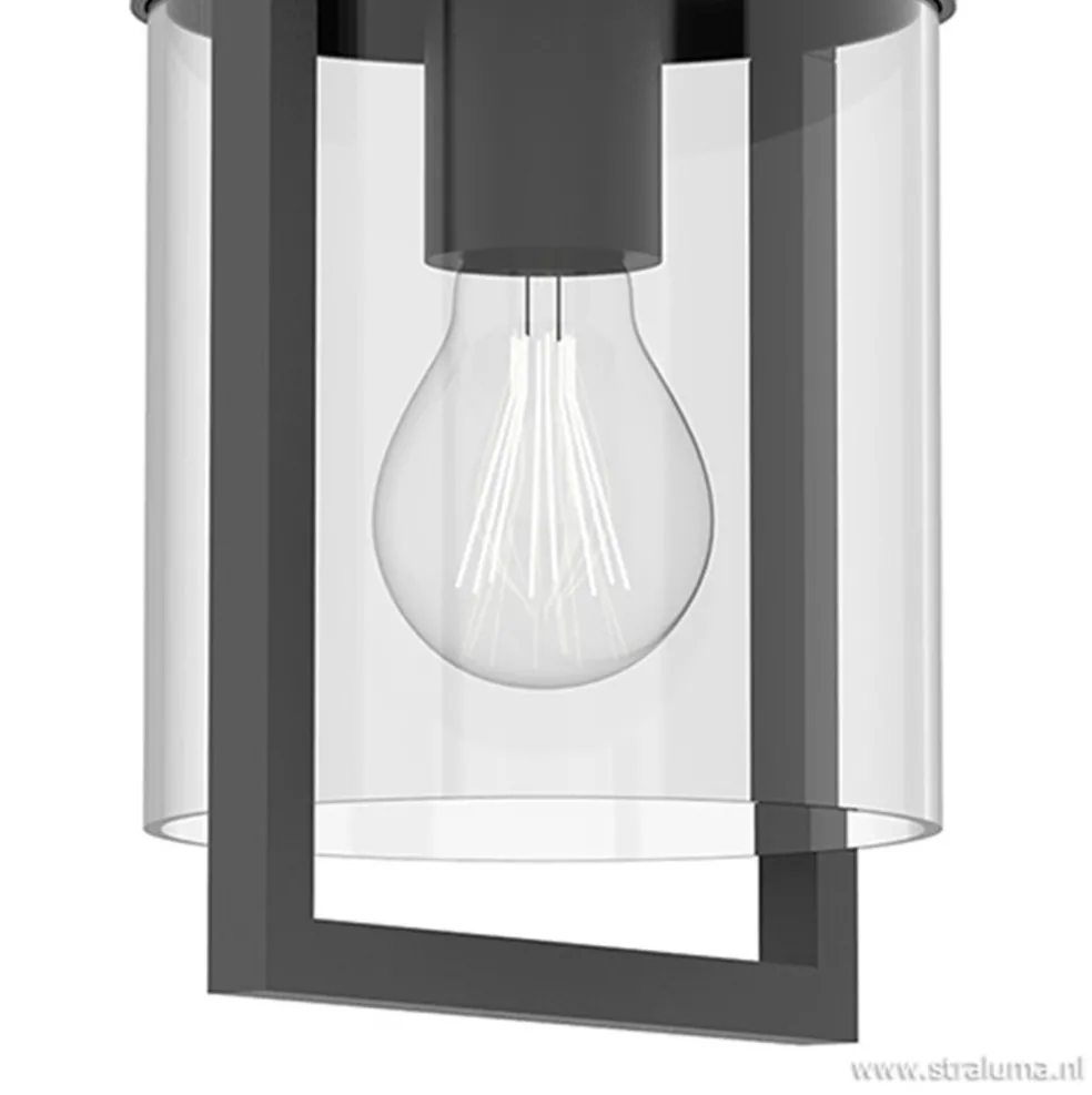 Best Straluma Buitenlantaarn-wandlamp antraciet IP54