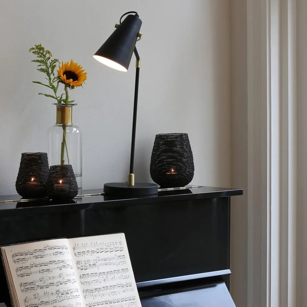 Clearance Straluma Bureaulamp Barre zwart/matgoud