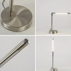 Best Sale Straluma Burolamp Ugello nikkel met pushdimmer
