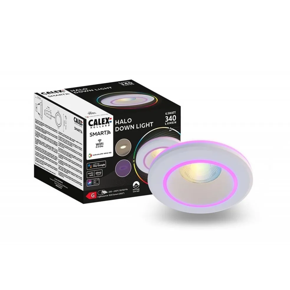 Online Straluma Calex Smart Halo inbouwspot wit
