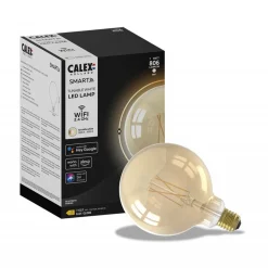 Shop Straluma Calex Smart Home E27 Globe LED filament goud G125