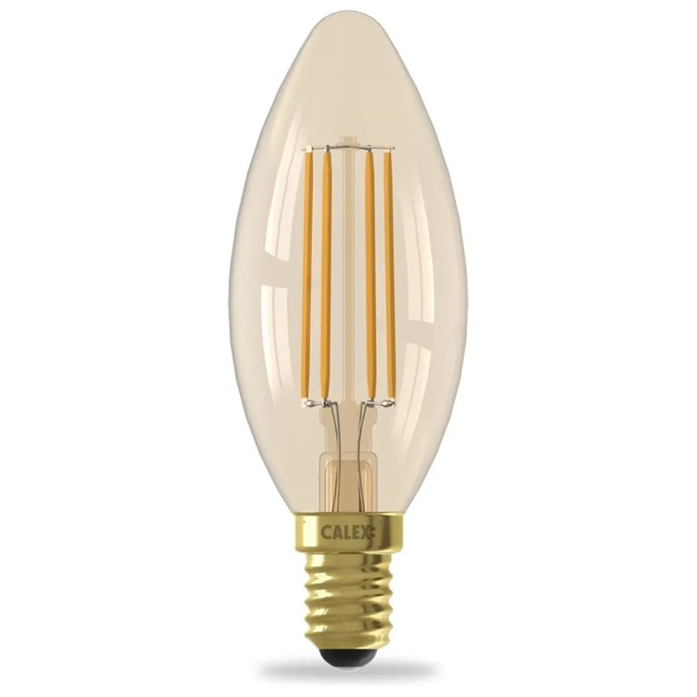 Store Straluma Calex Smart Kaars B35 Gold