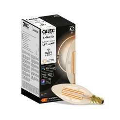 Store Straluma Calex Smart Kaars B35 Gold