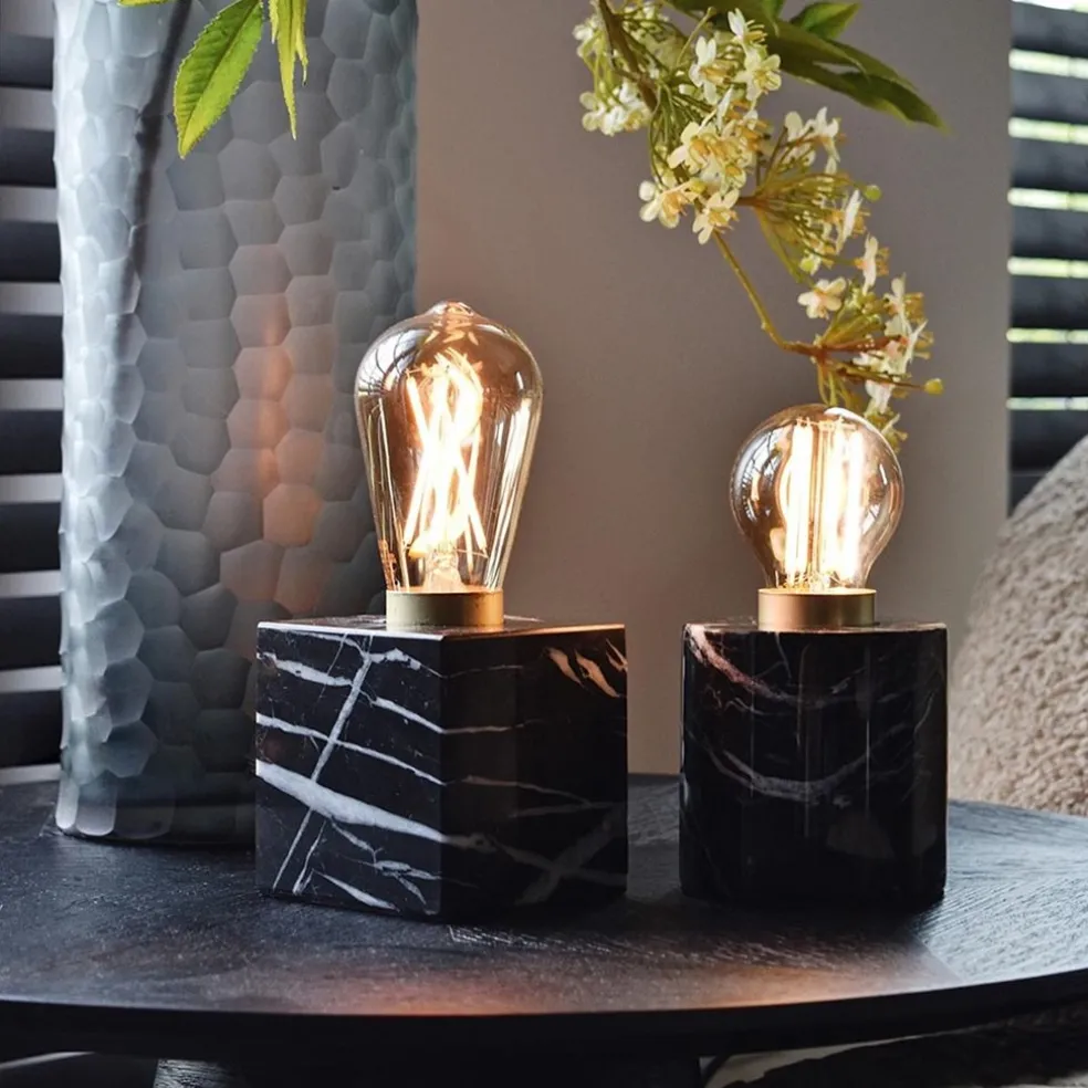 Store Straluma Calex tafelarmatuur rond marmer/goud
