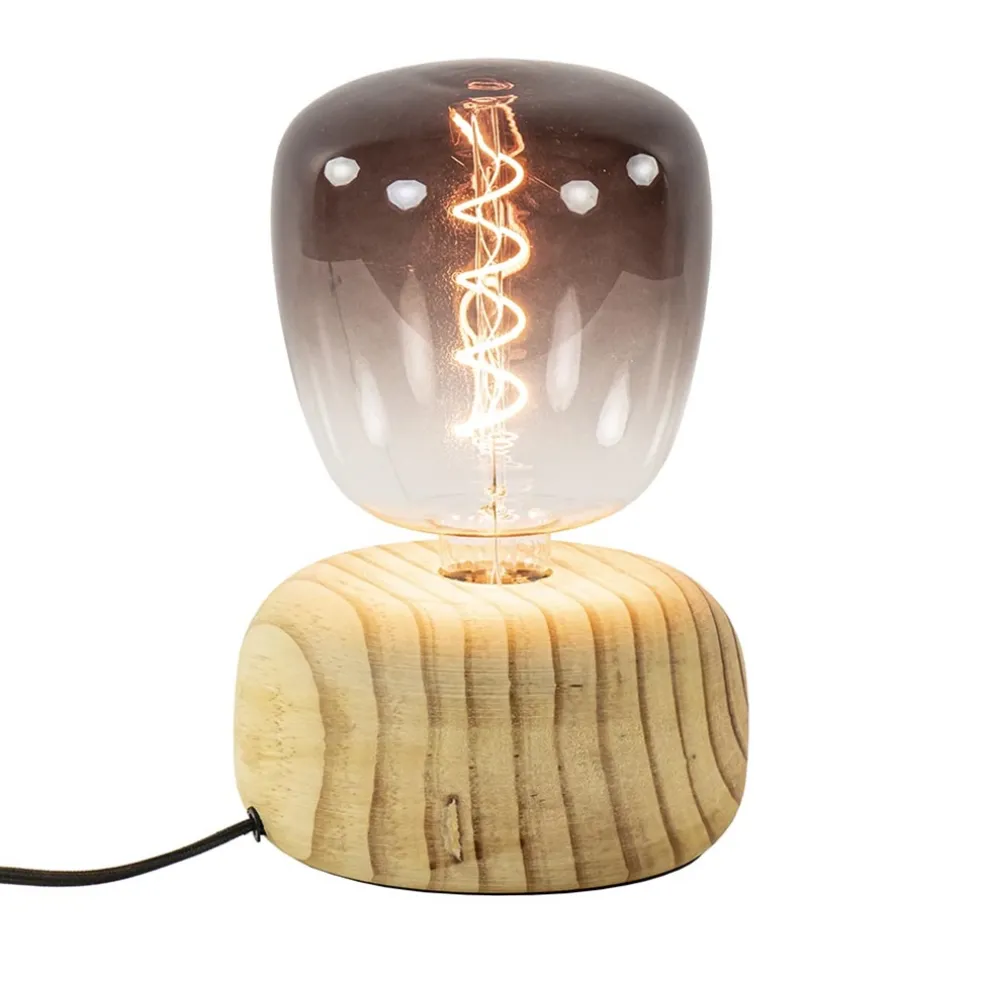 Shop Straluma Calex tafellamp Wood FSC rond