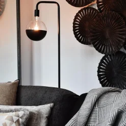 Discount Straluma Calex vloerlamp U-Line mat zwart excl lichtbron