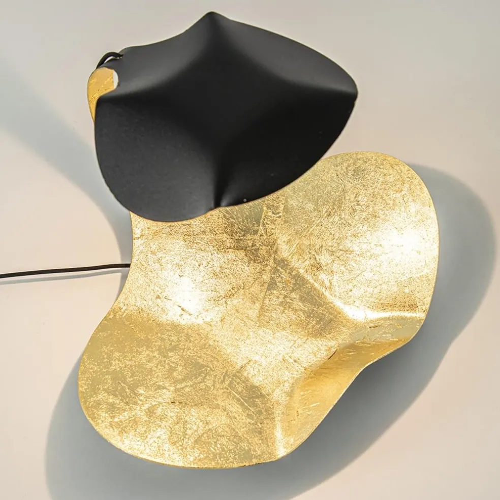 Online Straluma Chique design tafellamp LED zwart met goldleaf