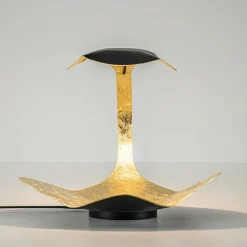 Online Straluma Chique design tafellamp LED zwart met goldleaf