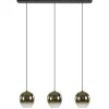 New Straluma Chique hanglamp 3-lichts zwart met goud