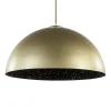Cheap Straluma Chique hanglamp mat goud met zwarte binnenzijde