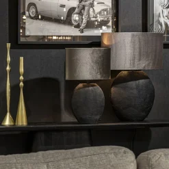 Outlet Straluma Chique lampvoet Skeld mat zwart exclusief kap