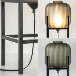 Best Sale Straluma Chique tafellamp frame met mat zwart glas