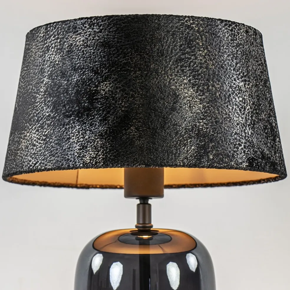 Fashion Straluma Chique tafellamp zwart/goud met kap