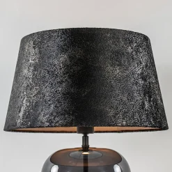 Shop Straluma Chique tafellamp zwart/goud met kap