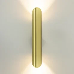 Hot Straluma Chique wandlamp solid brass met zwart up+down