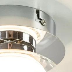 Store Straluma Chromen plafondlamp met helder glas incl. LED