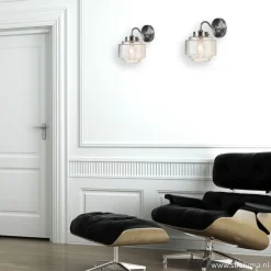 Flash Sale Straluma Deco wandlamp staal met helder glas