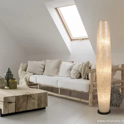 Outlet Straluma Decoratieve schelpen vloerlamp zuil