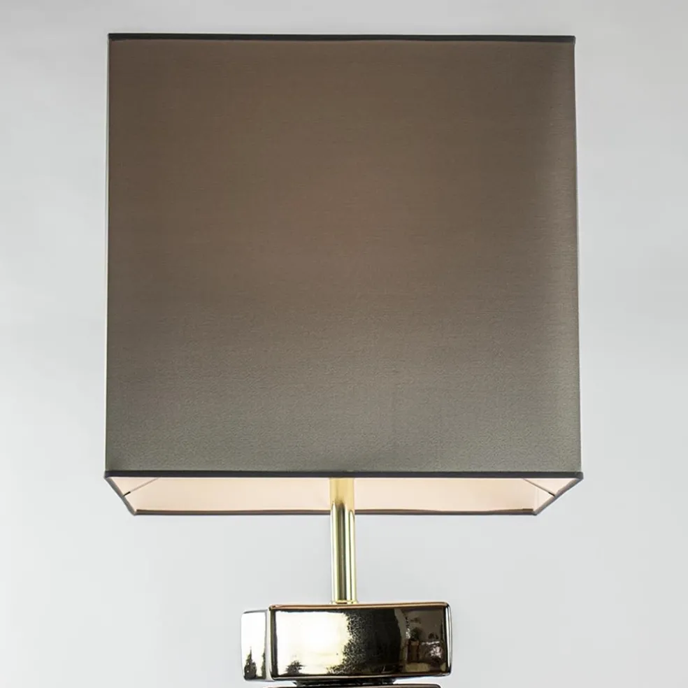 Cheap Straluma Decoratieve vloerlamp grijs/goud met vierkante kap