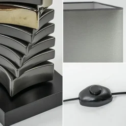 Cheap Straluma Decoratieve vloerlamp grijs/goud met vierkante kap