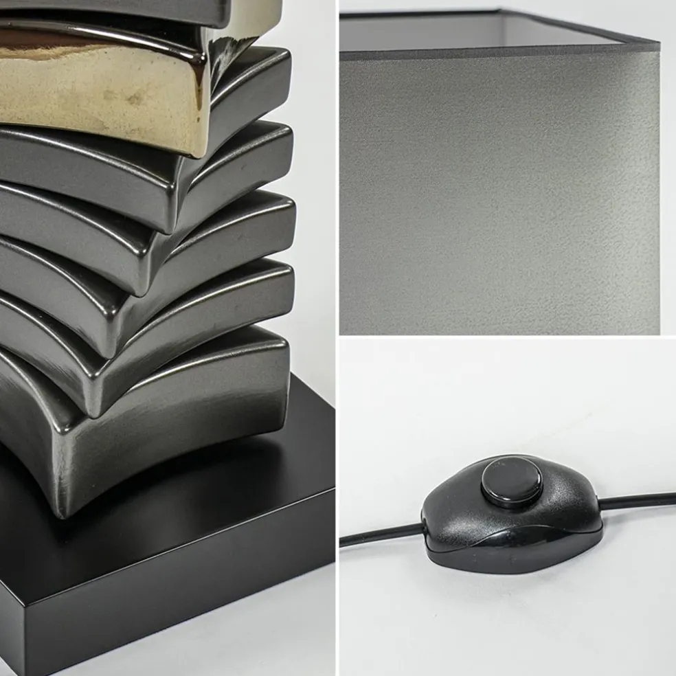 Cheap Straluma Decoratieve vloerlamp grijs/goud met vierkante kap